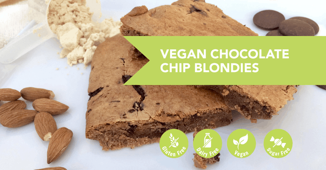 Vegan Chocolate Chip Blondies Recipe