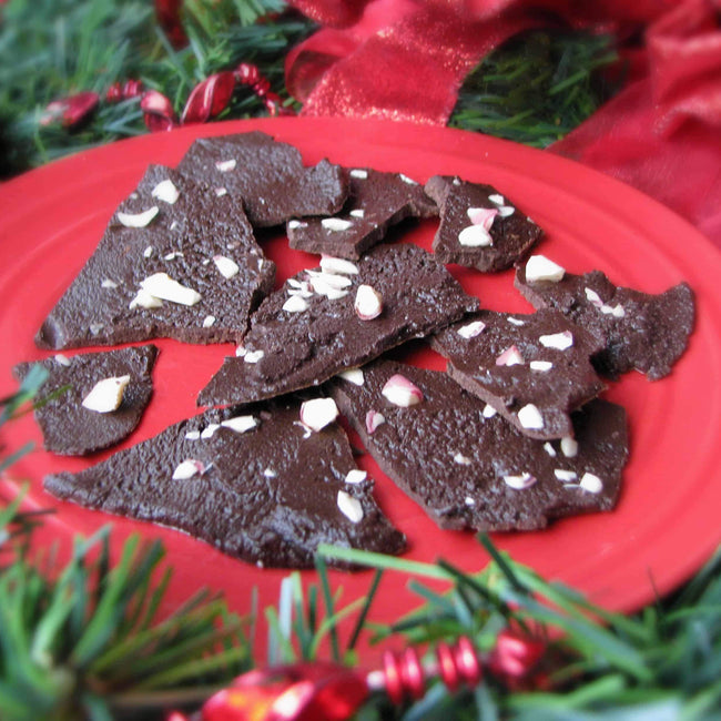 Protein-Packed Candy Cane Bark Recipe