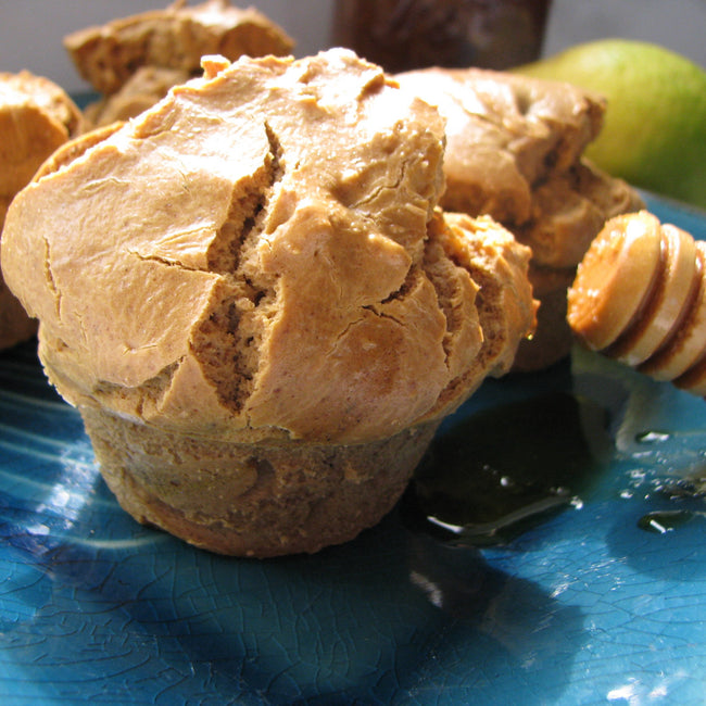 Six-Pack Peanut Butter Protein Muffins Recipe