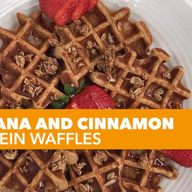 Banana and Cinnamon Protein Waffles Recipe