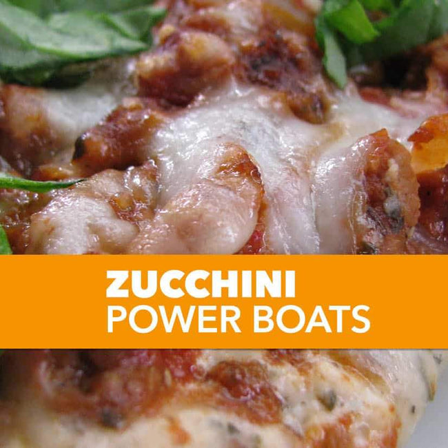 Zucchini Power Boats Recipe