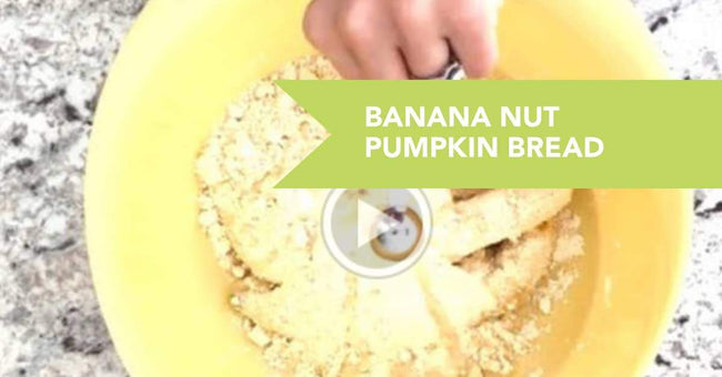 Vegan Protein Banana Nut Pumpkin Protein Bread Recipe