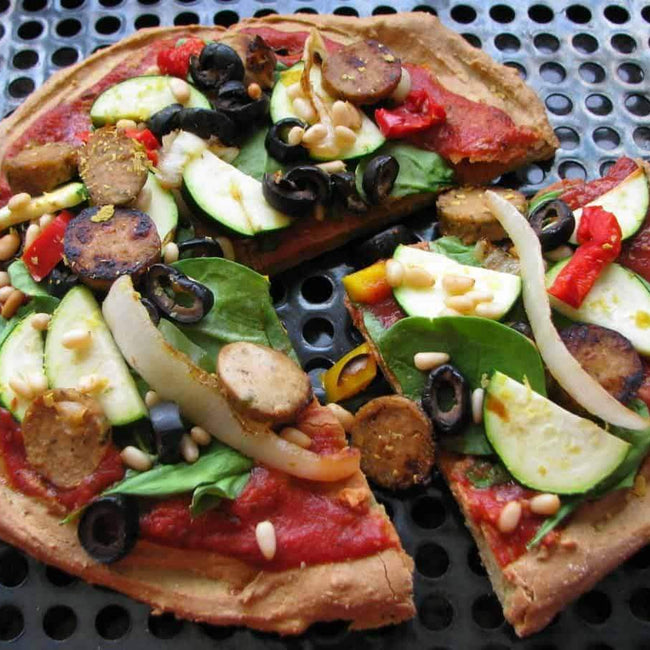 Gluten-Free, Vegan Power Pizza Crust Recipe
