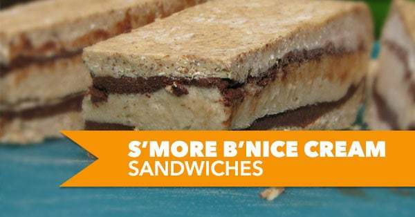 S'more B’Nice Vegan Protein Ice Cream Sandwiches Recipe