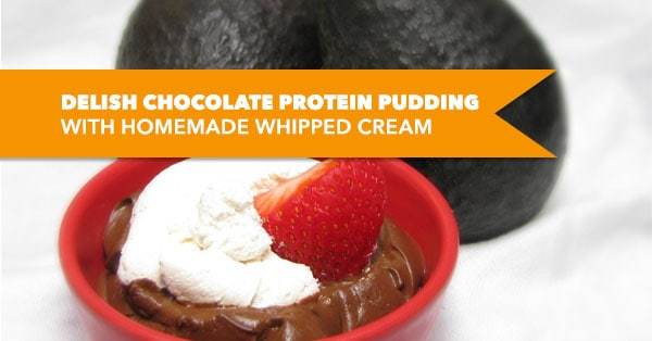 Chocolate Protein Pudding With Homemade Whipped Cream Recipe