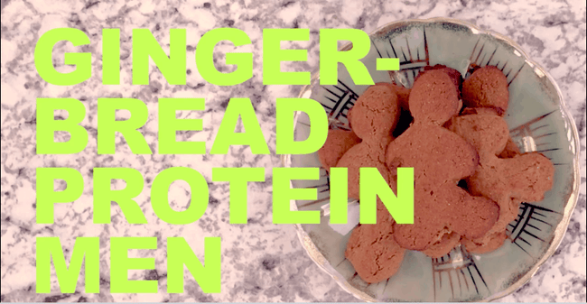 Gingerbread Men Vegan Protein Cookies Recipe