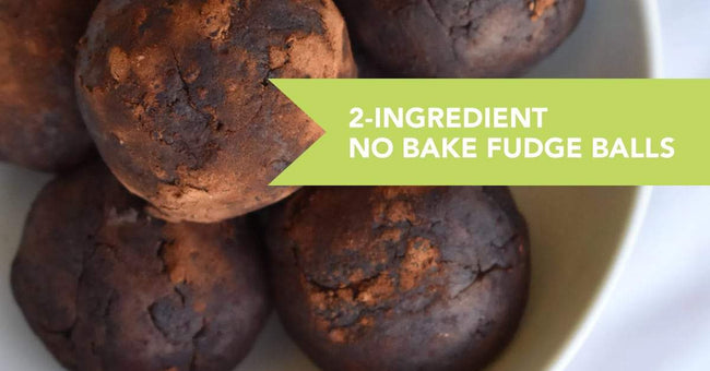 2-Ingredient No Bake Fudge Balls Recipe