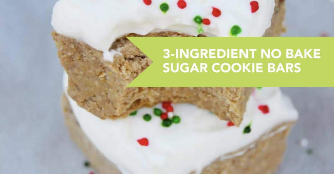 3-Ingredient No Bake Sugar Cookie Bars Recipe
