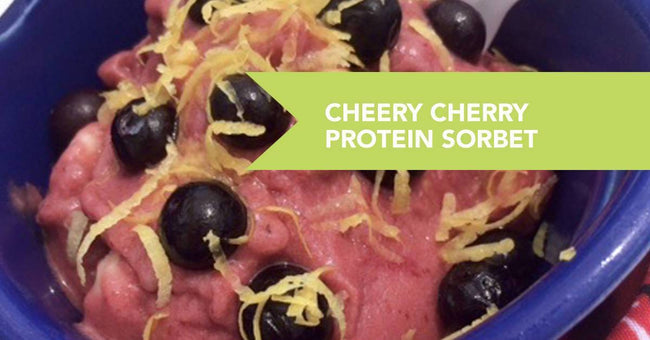 Cheery Cherry Protein Sorbet Recipe