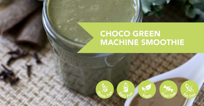 Choco Green Machine Protein Smoothie Recipe
