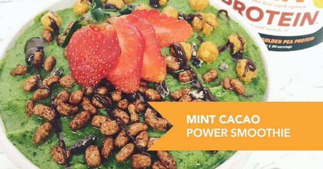 Mint Cacao Power Protein Smoothie Recipe