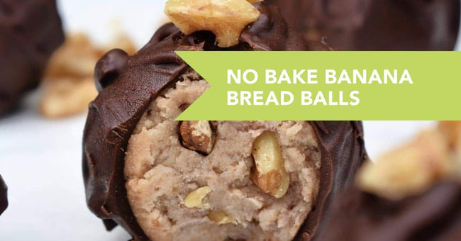 No Bake Banana Protein Bread Balls Recipe