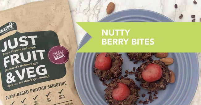 Nutty Protein Berry Bites Recipe