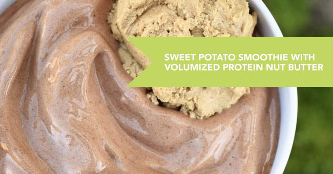 Sweet Potato Protein Smoothie with Volumized Protein “Nut Butter” Recipe